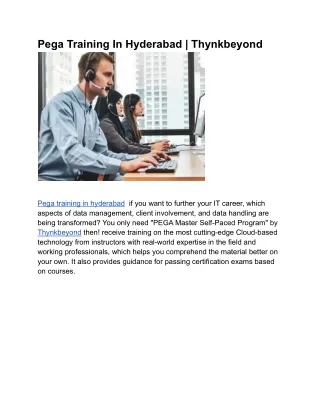 pega training in hyderabad thynkbeyond