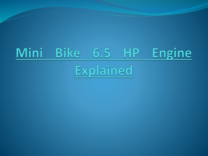 mini bike 6 5 hp engine explained