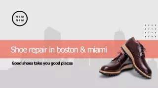 Shoe repair Miami