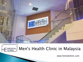 Men's health clinic in Malaysia