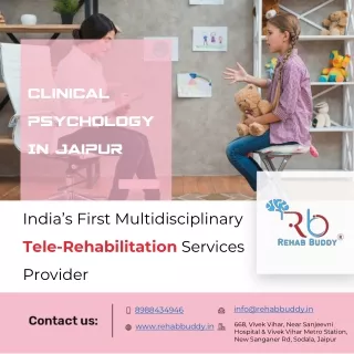 Clinical Psychology in Jaipur - Rehab Buddy