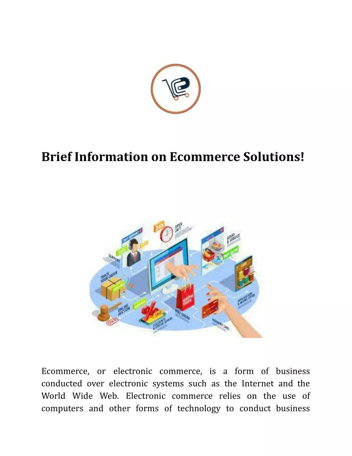 brief information on ecommerce solutions