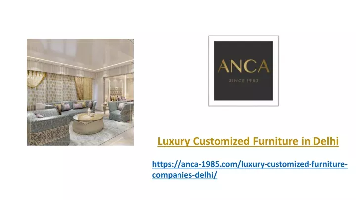 luxury customized furniture in delhi