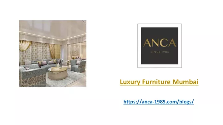 luxury furniture mumbai