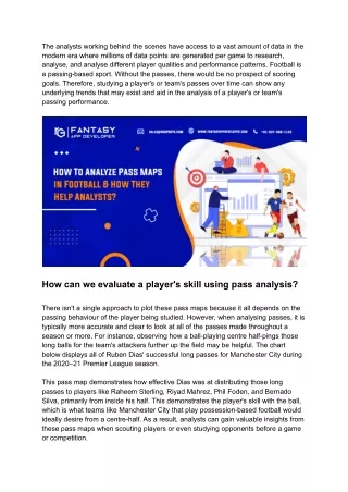 How To Analyze Pass Maps In Football & How They Help Analysts