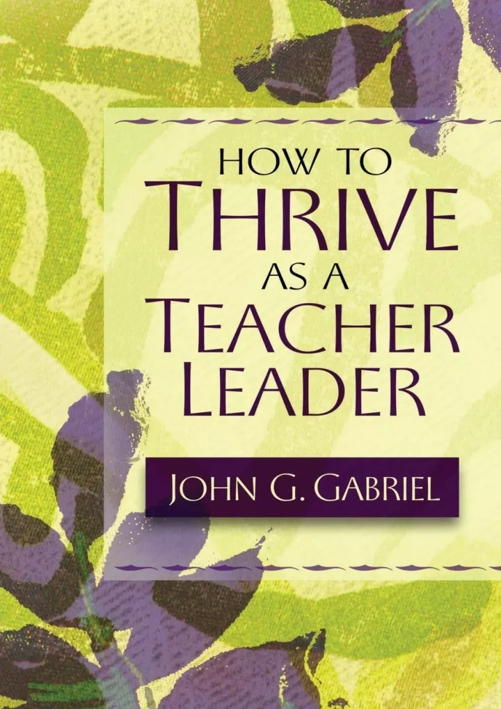 ppt-ebook-how-to-thrive-as-a-teacher-leader-powerpoint-presentation