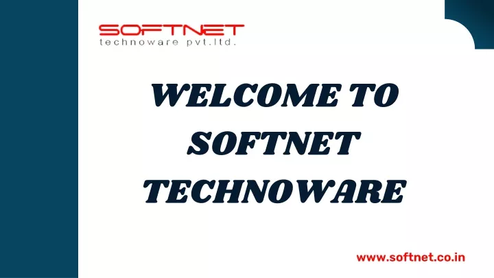 welcome to softnet technoware