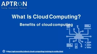 Cloud Computing Training in Noida