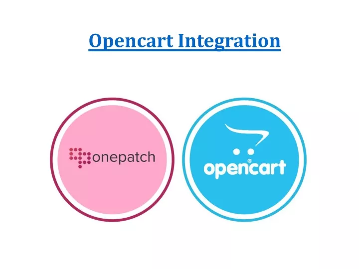 opencart integration