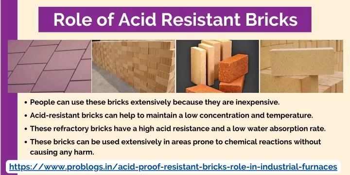 role of acid resistant bricks