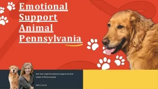 Emotional Support Animal Pennsylvania