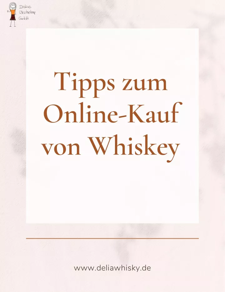 tipps zum online kauf von whiskey
