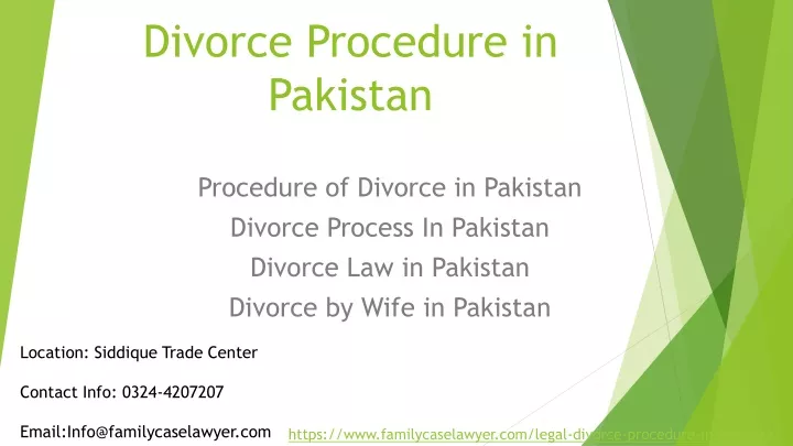 divorce procedure in pakistan