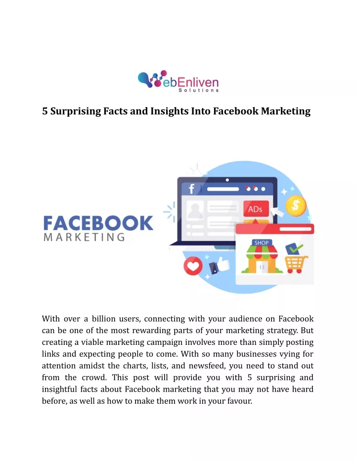 5 surprising facts and insights into facebook