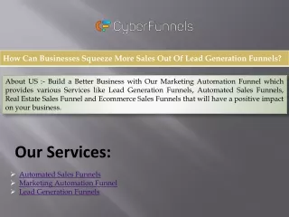 Lead Generation Sales Funnel