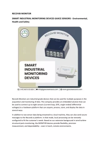 recovib monitor