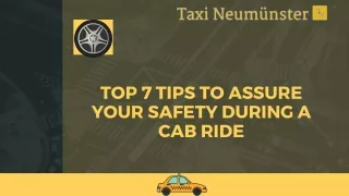 Top 7 Tipps, um Ihre Sicherheit während einer Taxifahrt zu gewährleisten