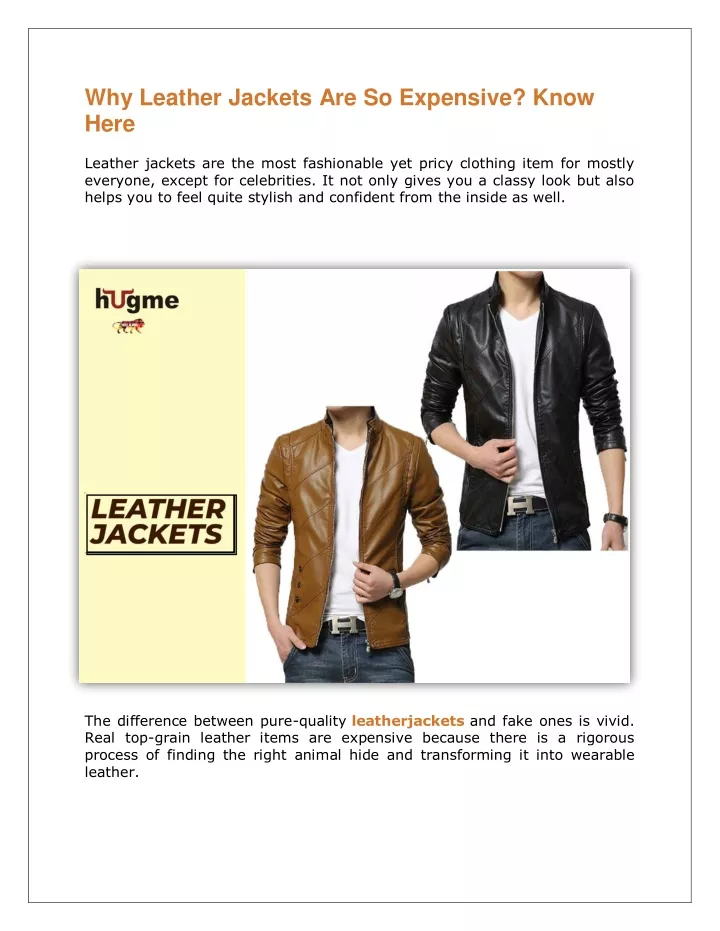 Man's Guide to Leather Jackets | Why Wear A Leather Jacket
