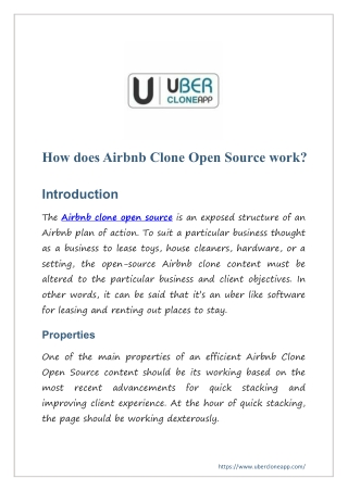 how doesairbnb clone open source work