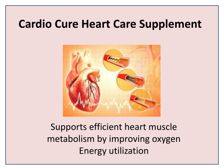 cardio cure heart care supplement
