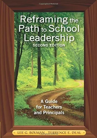 eBOOK  Reframing the Path to School Leadership A Guide for Teachers and