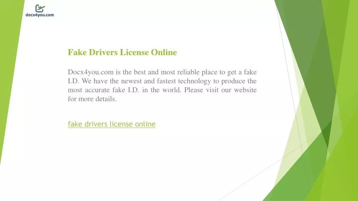 fake drivers license online