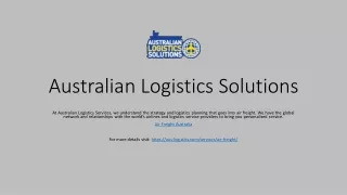 Reliable & Friendly Air Freight Australia Services