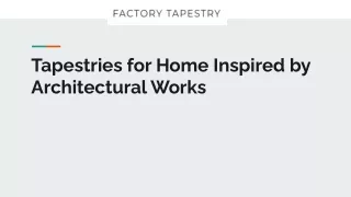tapestries for home inspired by architectural