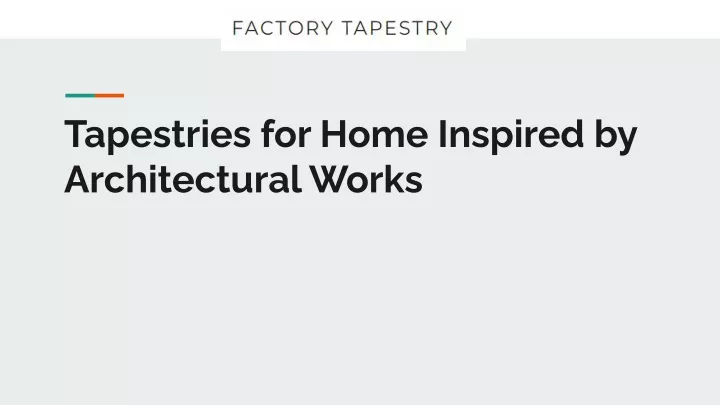 tapestries for home inspired by architectural