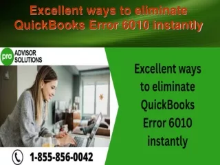 excellent ways to eliminate quickbooks error 6010 instantly