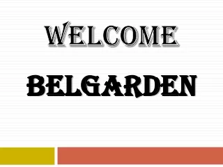 welcome