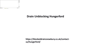 Drain Unblocking Hungerford Blockeddrainsnewbury.co.uk...