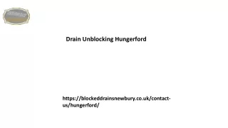Drain Unblocking Hungerford Blockeddrainsnewbury.co.uk...