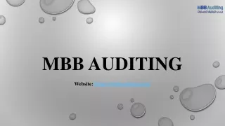 MBB Auditing- Auditing Services in Dubai