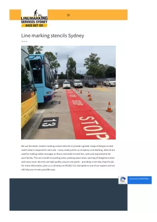 Line Marking Stencils Services Sydney | Line Marking Stencils Company Sydney