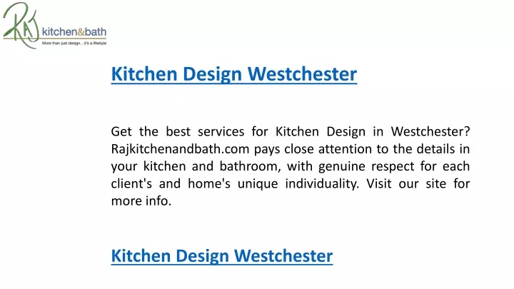 kitchen design westchester