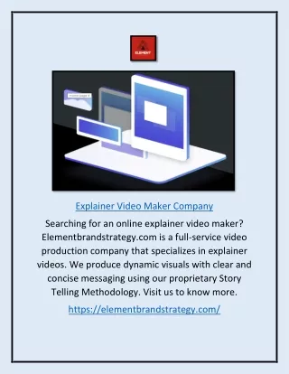 explainer video maker company