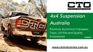 4x4 Suspension Australia | CTO Industries