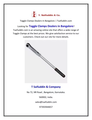 toggle clamps dealers in bangalore tsaifuddin com