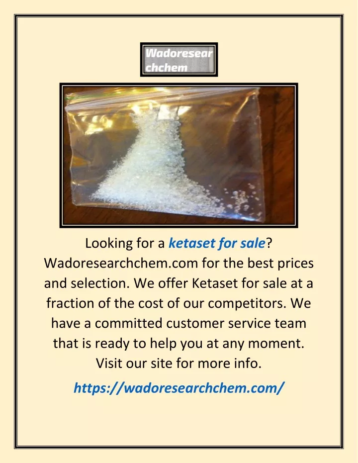 looking for a ketaset for sale wadoresearchchem