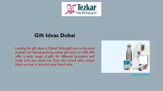 Gift Ideas Dubai | Tezkargift.com