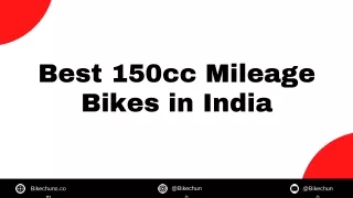 Best 150cc Mileage Bikes in India