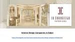 Interior Design Companies in Dubai - slide 1