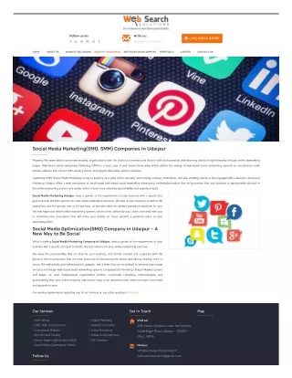 Best SMO company in Udaipur, Social Media optimization Companies Udaipur