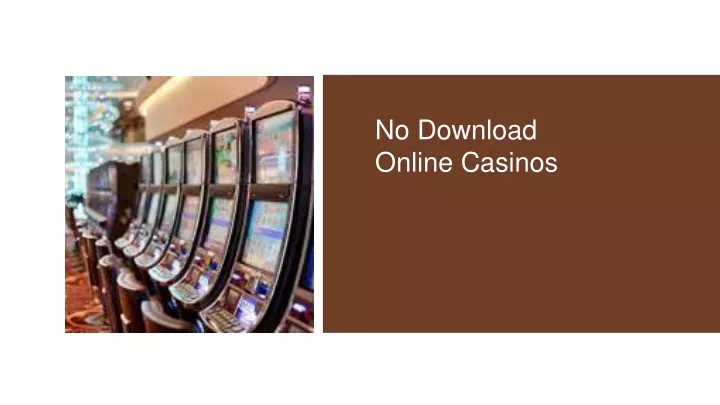 no download online casinos