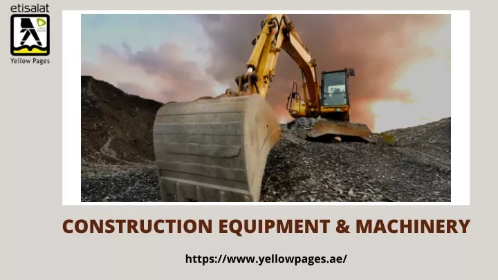 construction equipment machinery