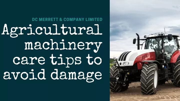 dc merrett company limited agricultural machinery