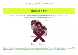 [Best!] Reign of X T19 Ebook READ ONLINE