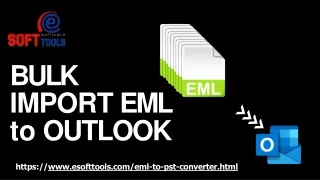 Bulk Import EML to Outlook