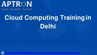 Cloud Computing Training in Delhi